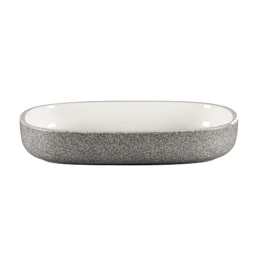 Bord Diep Ovaal, 26x18xH:4,5cm – Ease Dual (Set van 2)