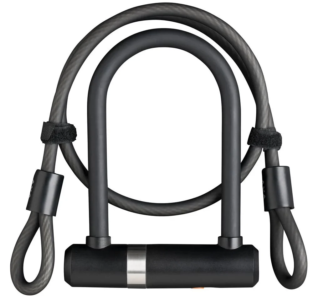 Beugelslot Axa Newton Mini Pro + kabel 100/10 – zwart