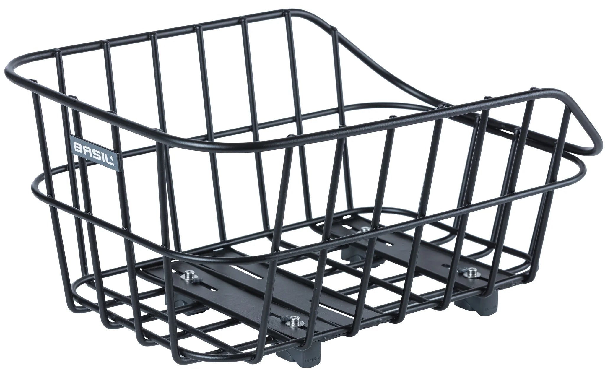 Achtermand Basil Cento Alu WSL – 22 liter – mat zwart