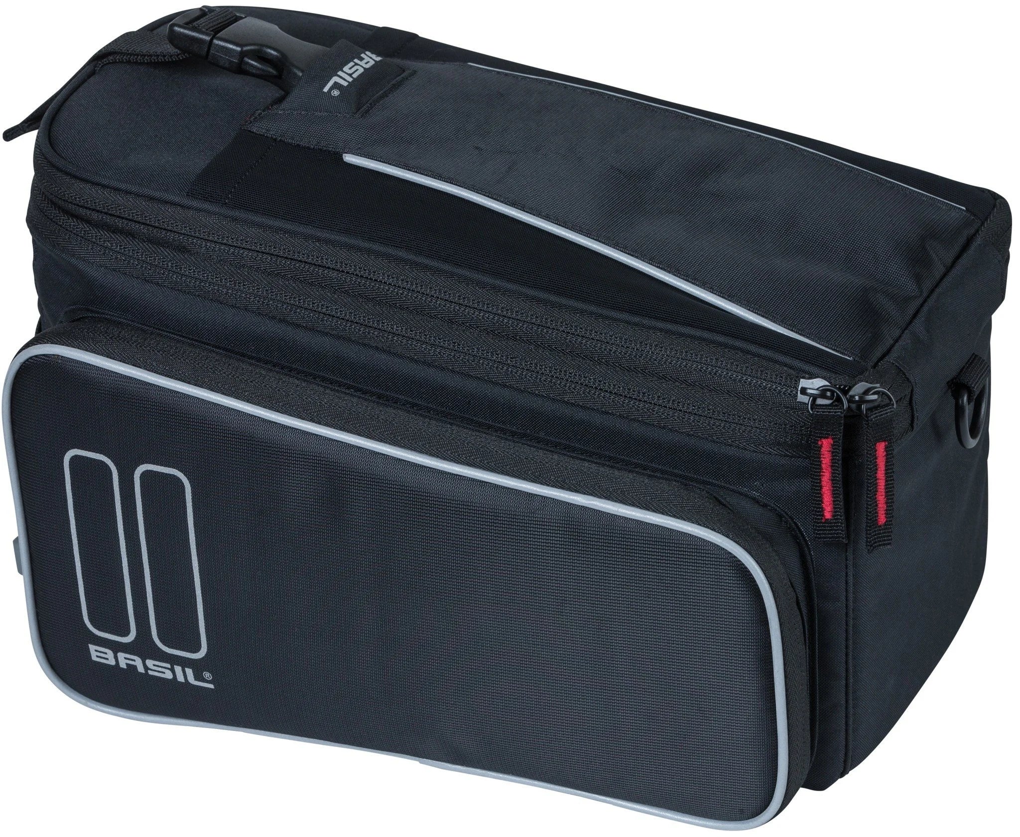 Bagagedragertas Basil Sport Design Trunkbag MIK 7 tot 15 Liter – Zwart