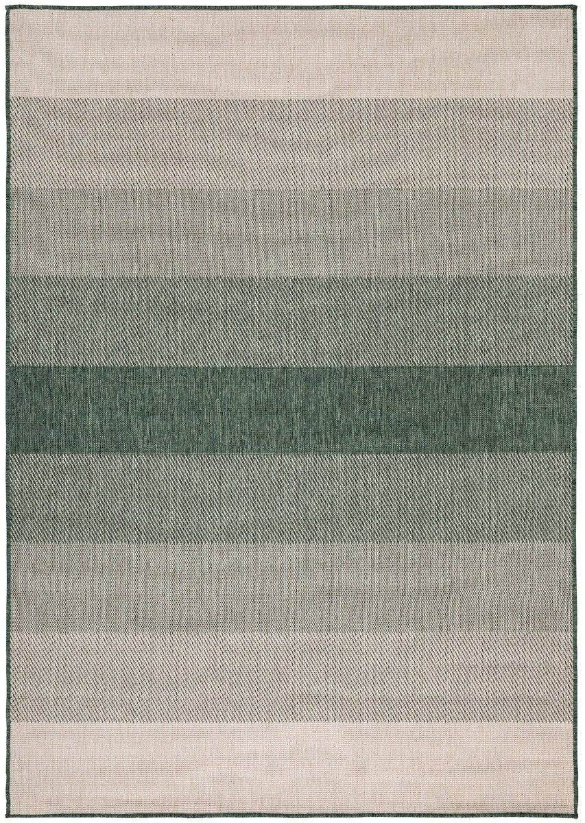 Buiten vloerkleed Boa – Groen/Wit – dubbelzijdig – EVA Interior