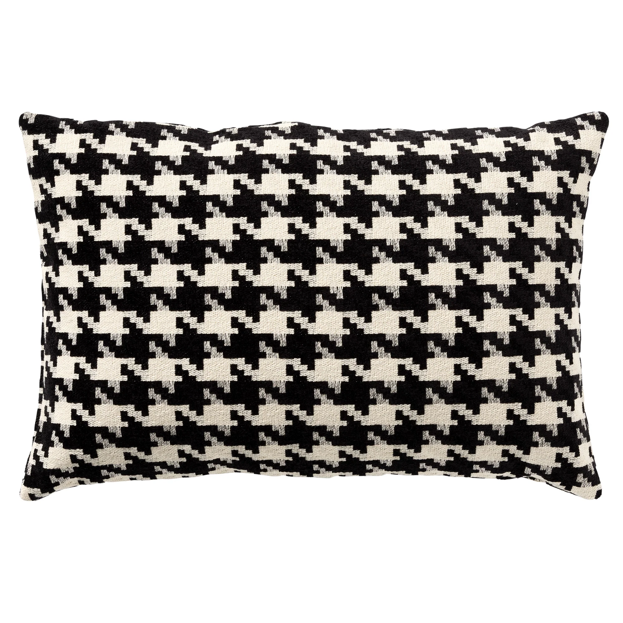 CHARLOTTE | sierkussen 40×60 cm | Raven | zwart | wit | Hoii | met duu