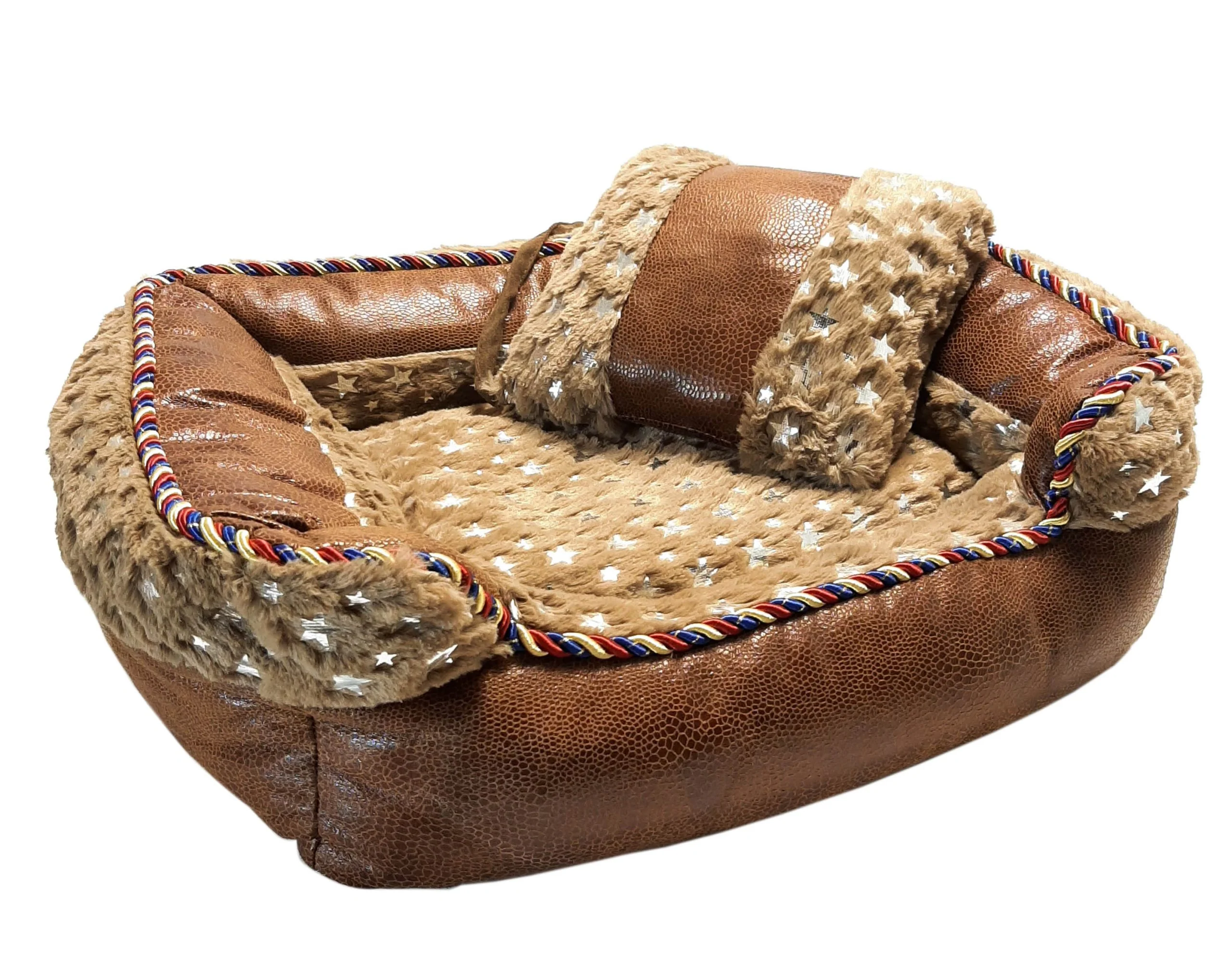 FurniLux Hondenbed, Hondenmand, Honden sofa, Warme hondenslaapplaats,