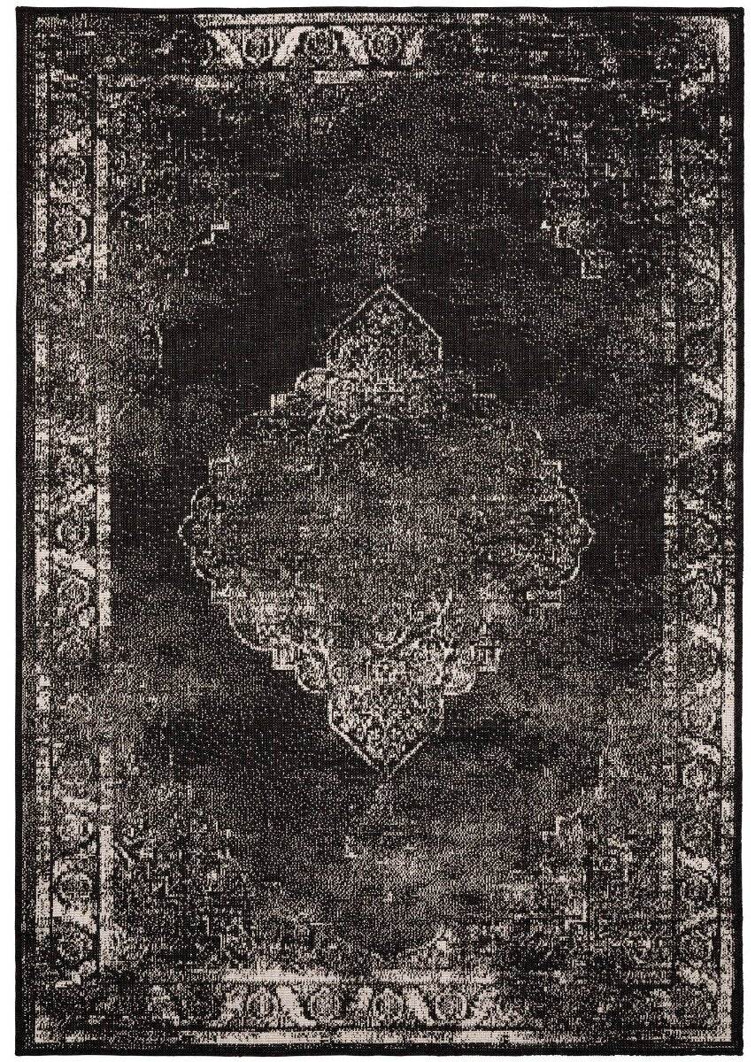 Buiten vloerkleed Sage – Zwart – dubbelzijdig – EVA Interior