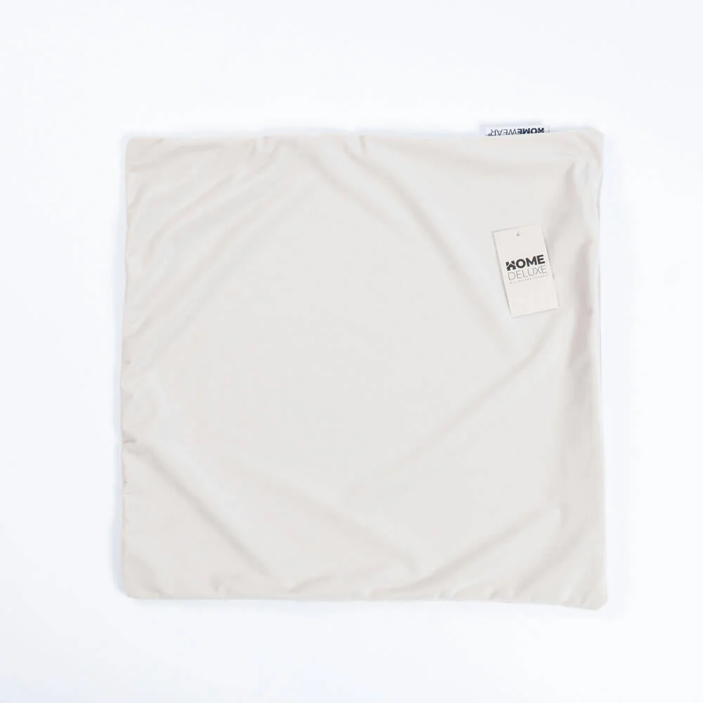 HOME DELUXE Fluwelen Kussenhoes COUSHY – Beige