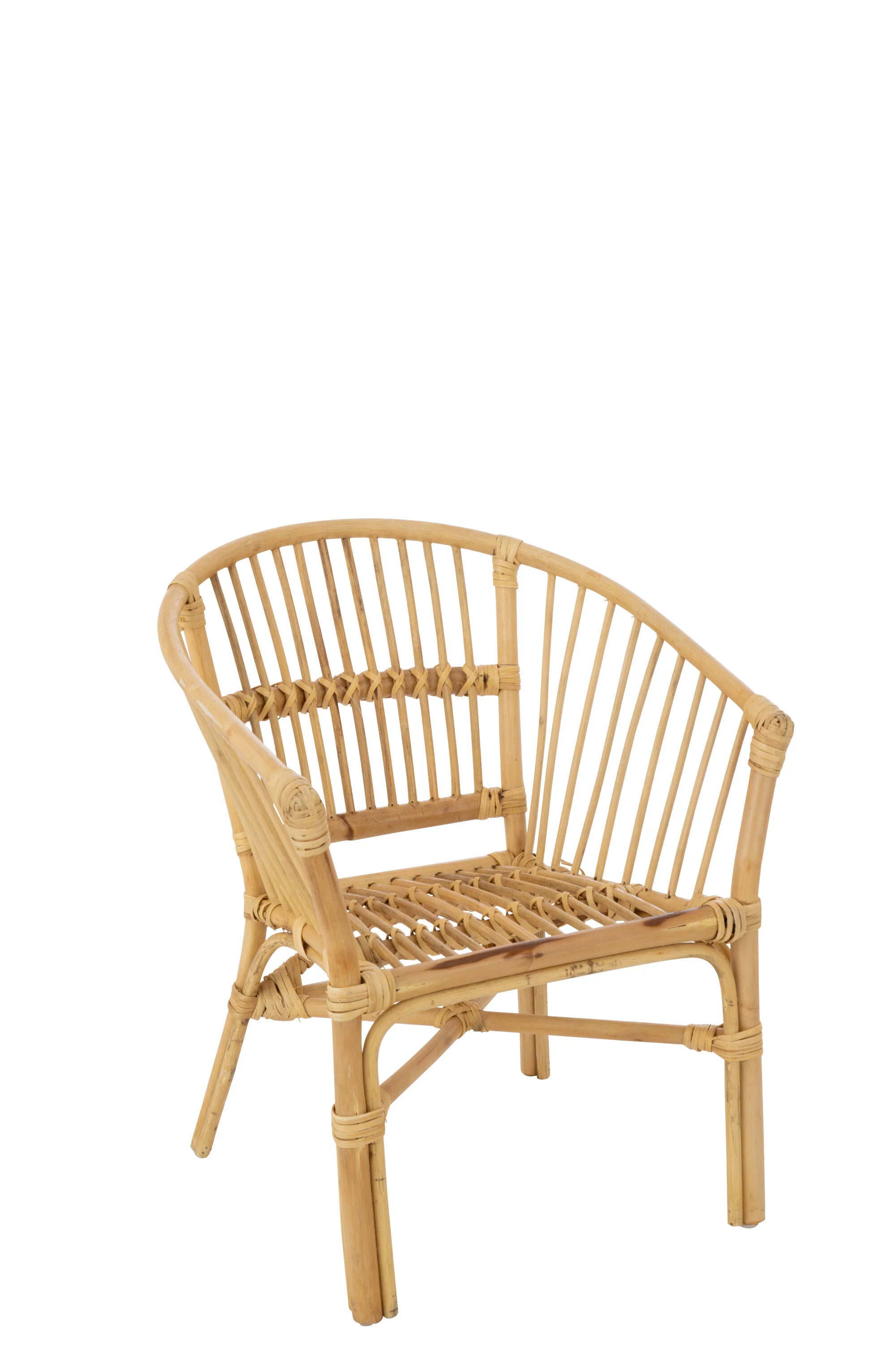 J-Line kinderstoel Filou – rotan – naturel