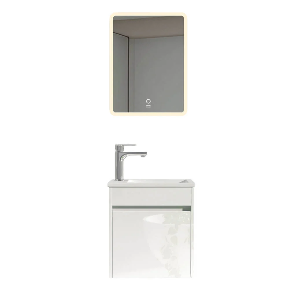 Home Deluxe Badkamermeubel BORKUM – MDF wit