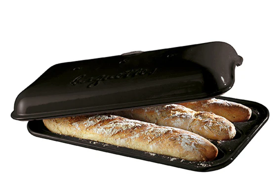 Emile Henry Baguettesvorm E-box – 390x240mmmm – Fusain