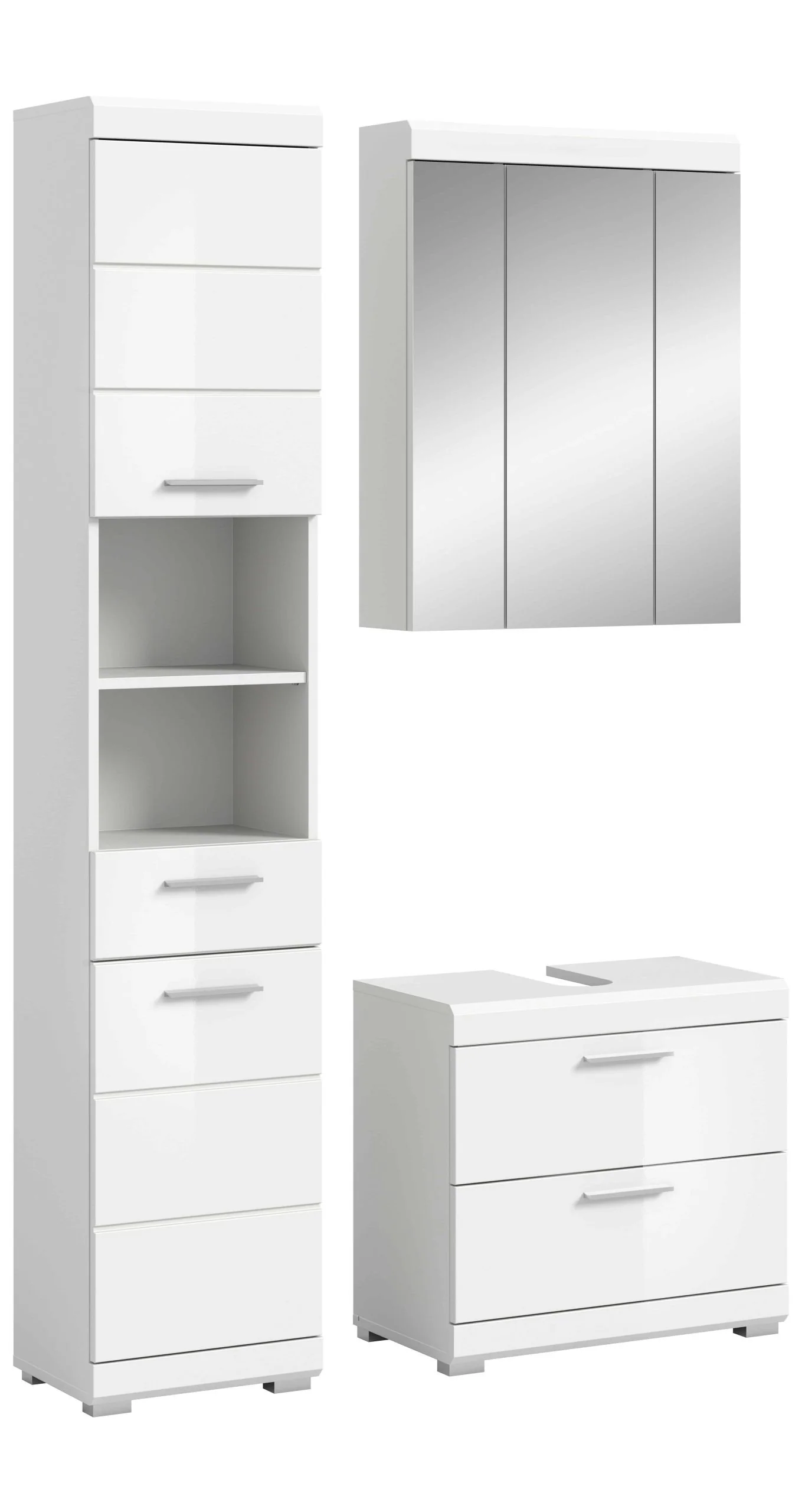 Furnilux Badkamercombinatie Scout 3-Delig – 112cm x 191cm x 37cm