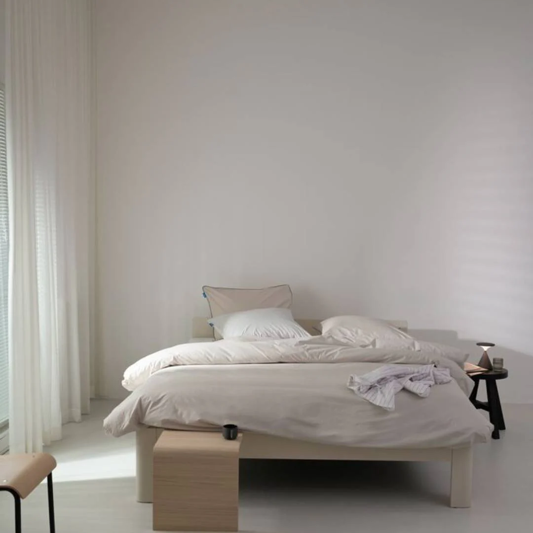 Auping Sand Beige percale dekbedovertrek