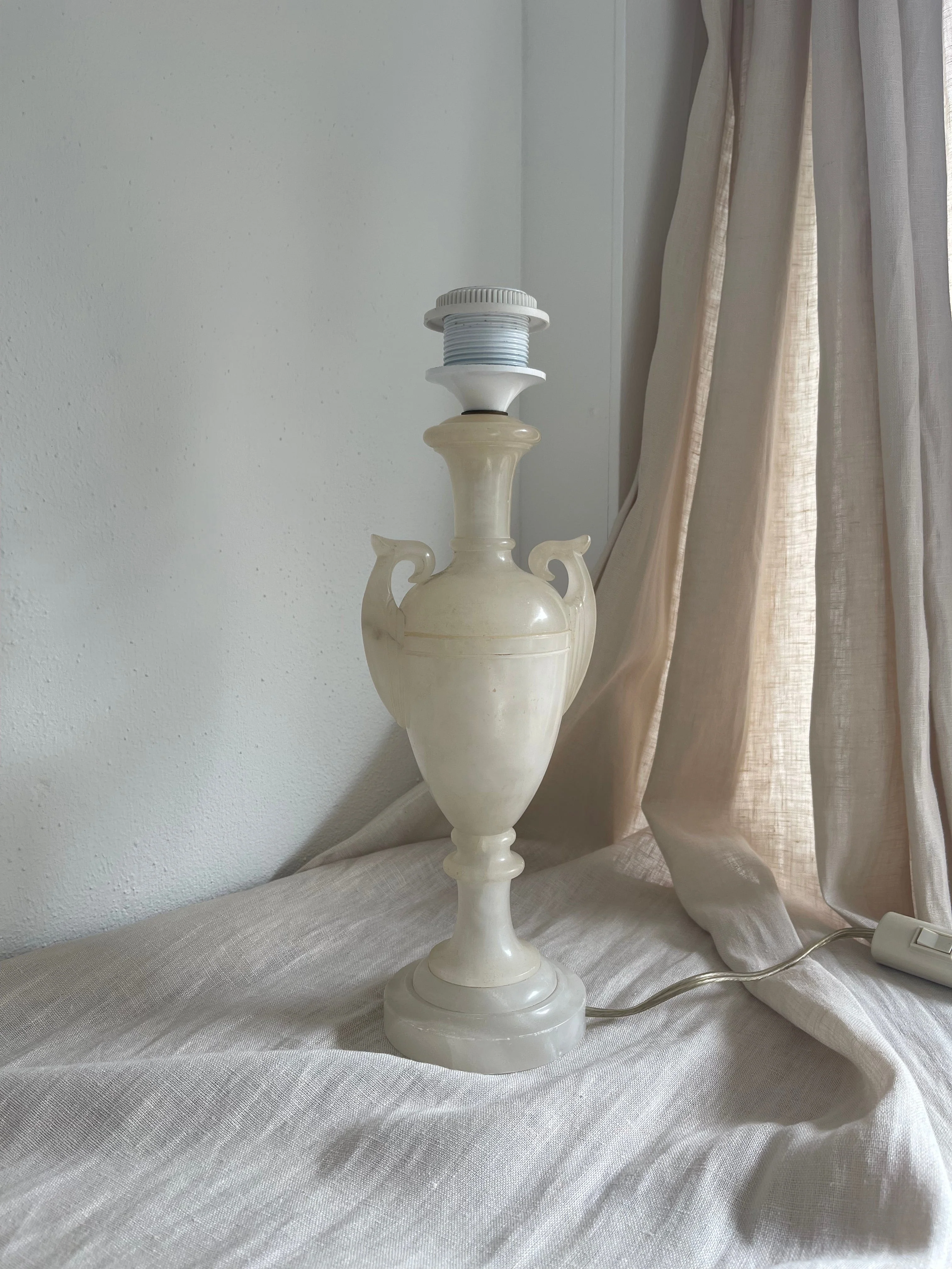 Stone lampbase | Vintage onyx lampbase | Vintage lampbase | Marble lampbase