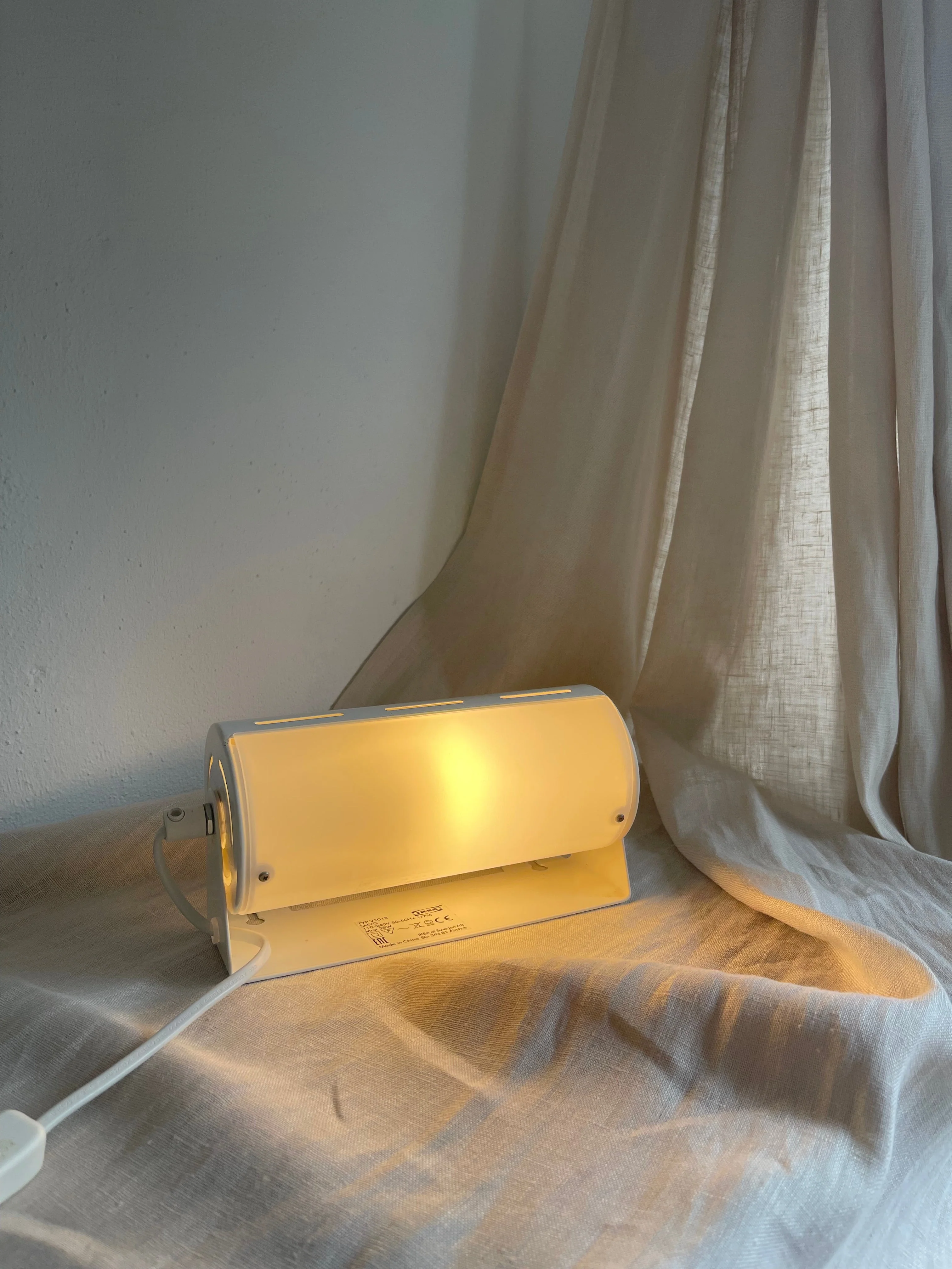 Vintage Ikea wandlamp | V413 Vintage Ikea lamp | Wandlamp Ikea wit