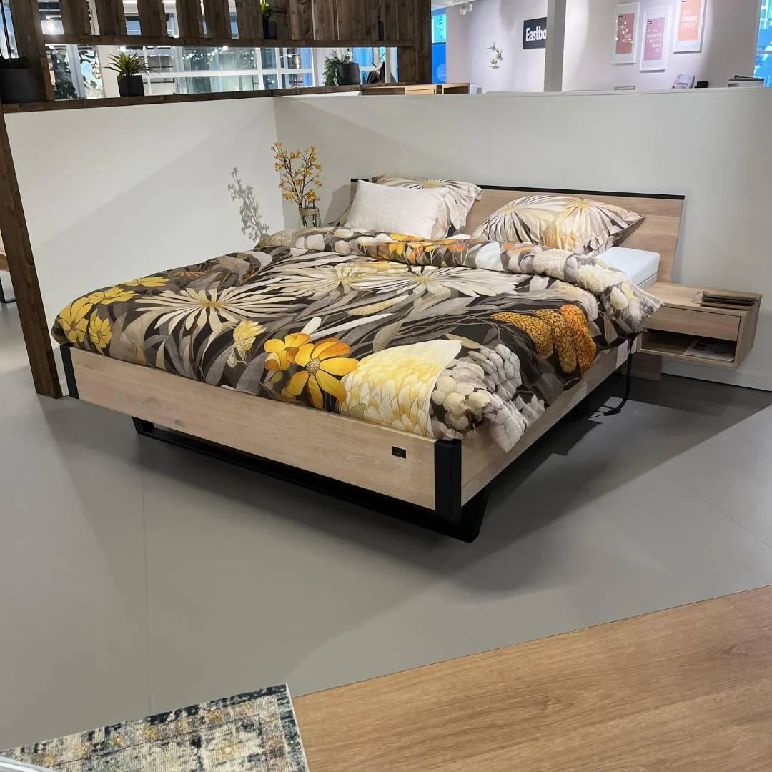 Showmodel Egwell ledikant Pim met opberglade – 180 x 200 cm
