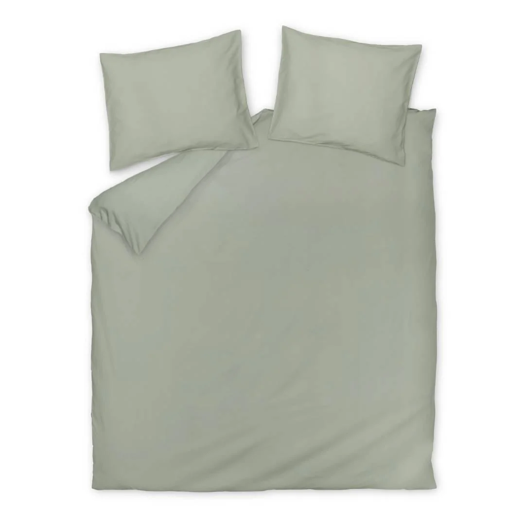 Vandyck Dekbedovertrek Satin Luxe Smoke Green