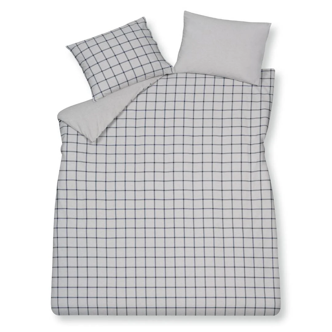 Vandyck Dekbedovertrek Flanel Dundee Blue Ink