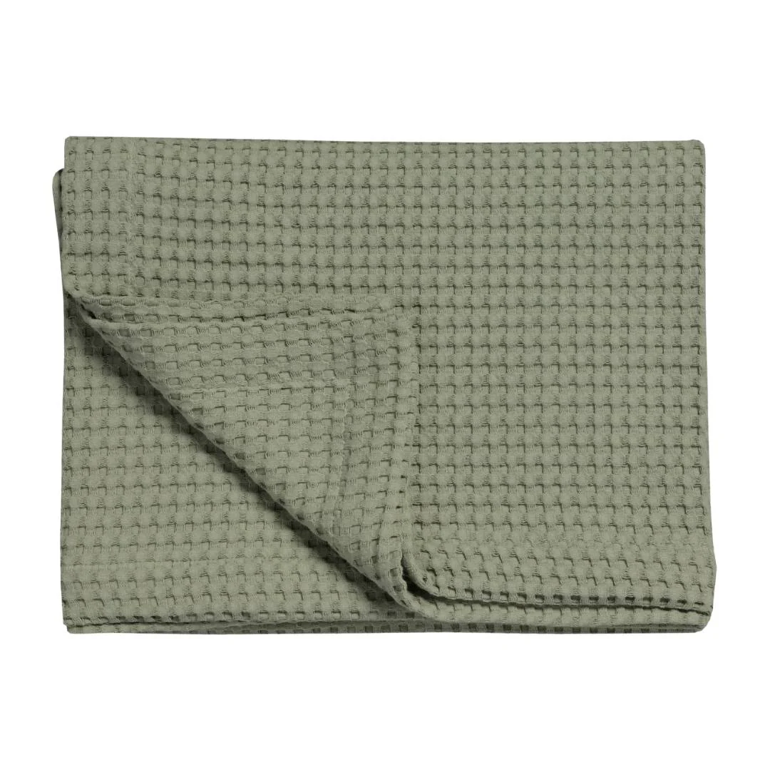 Vandyck Home Pique Wafeldeken Light Olive