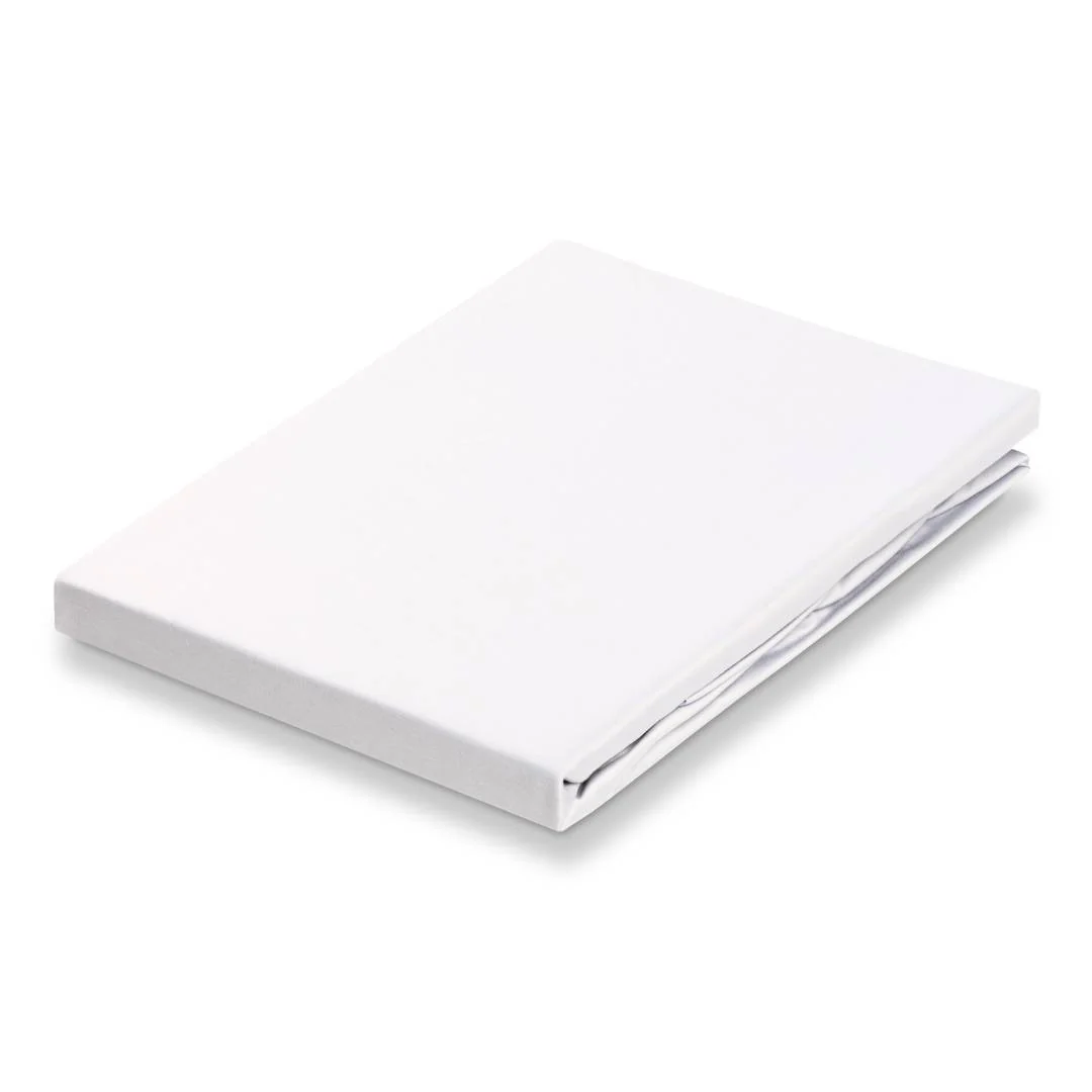 Vandyck Satijn hoeslaken White