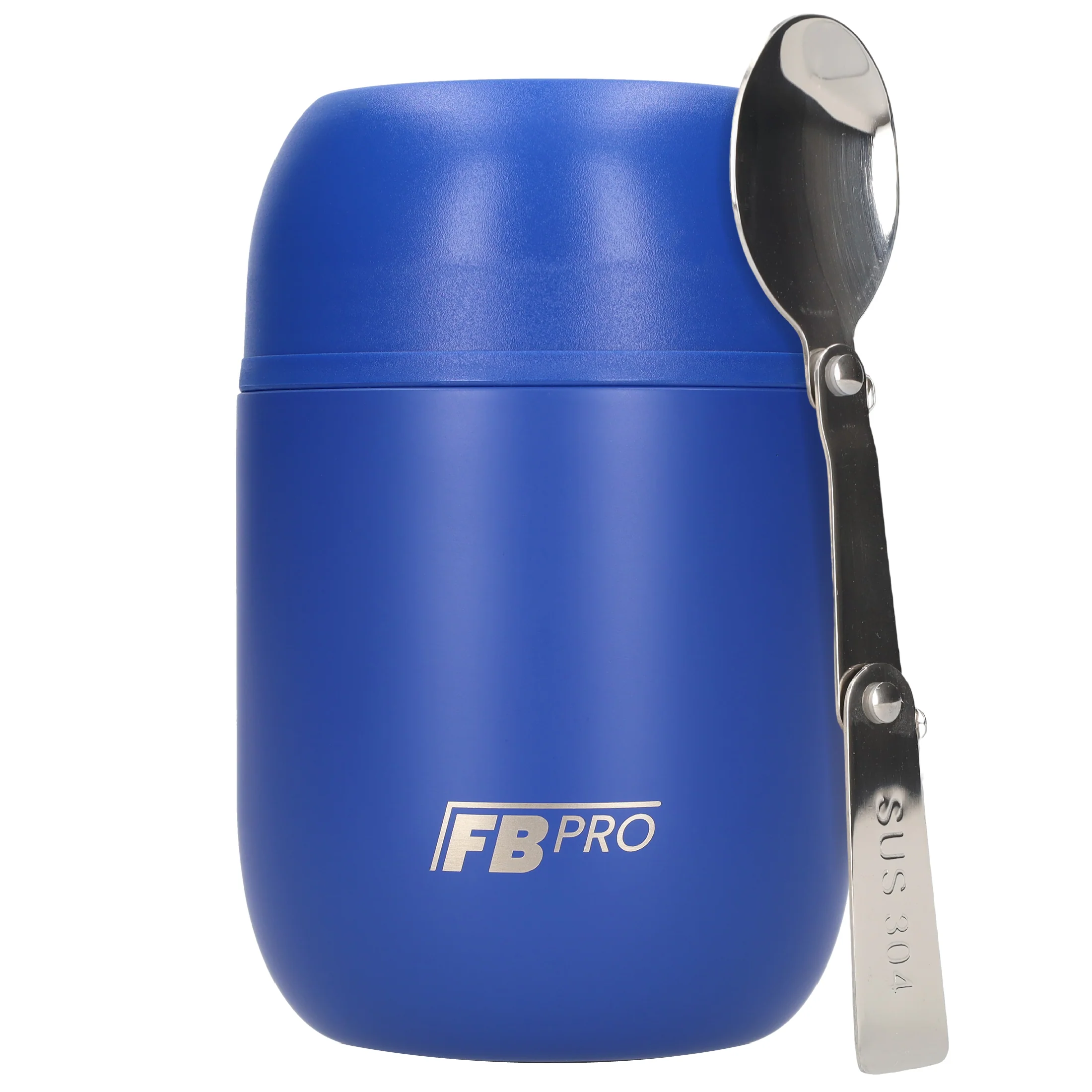Thermos voedselcontainer met Lepel – Thermoskan – Blauw – 420ml