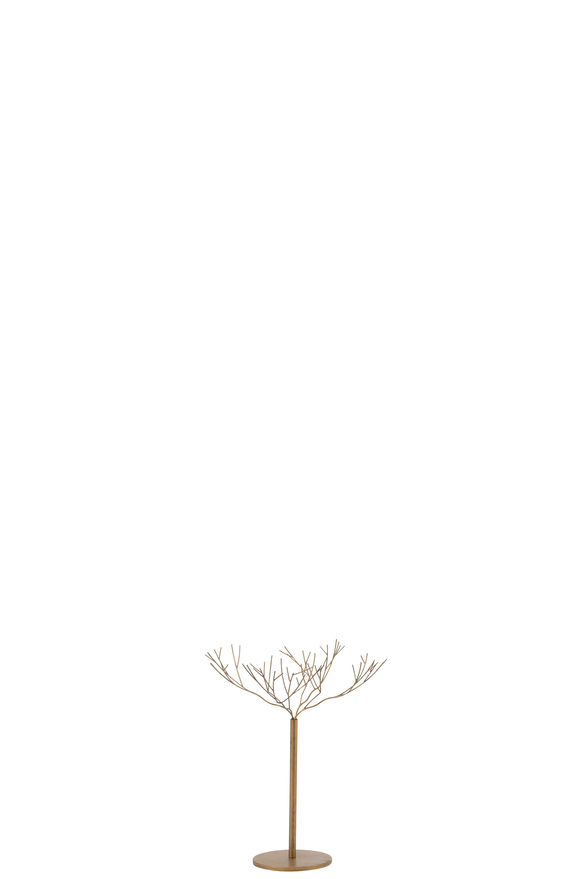 J-Line decoratie Boom – metaal – goud – small