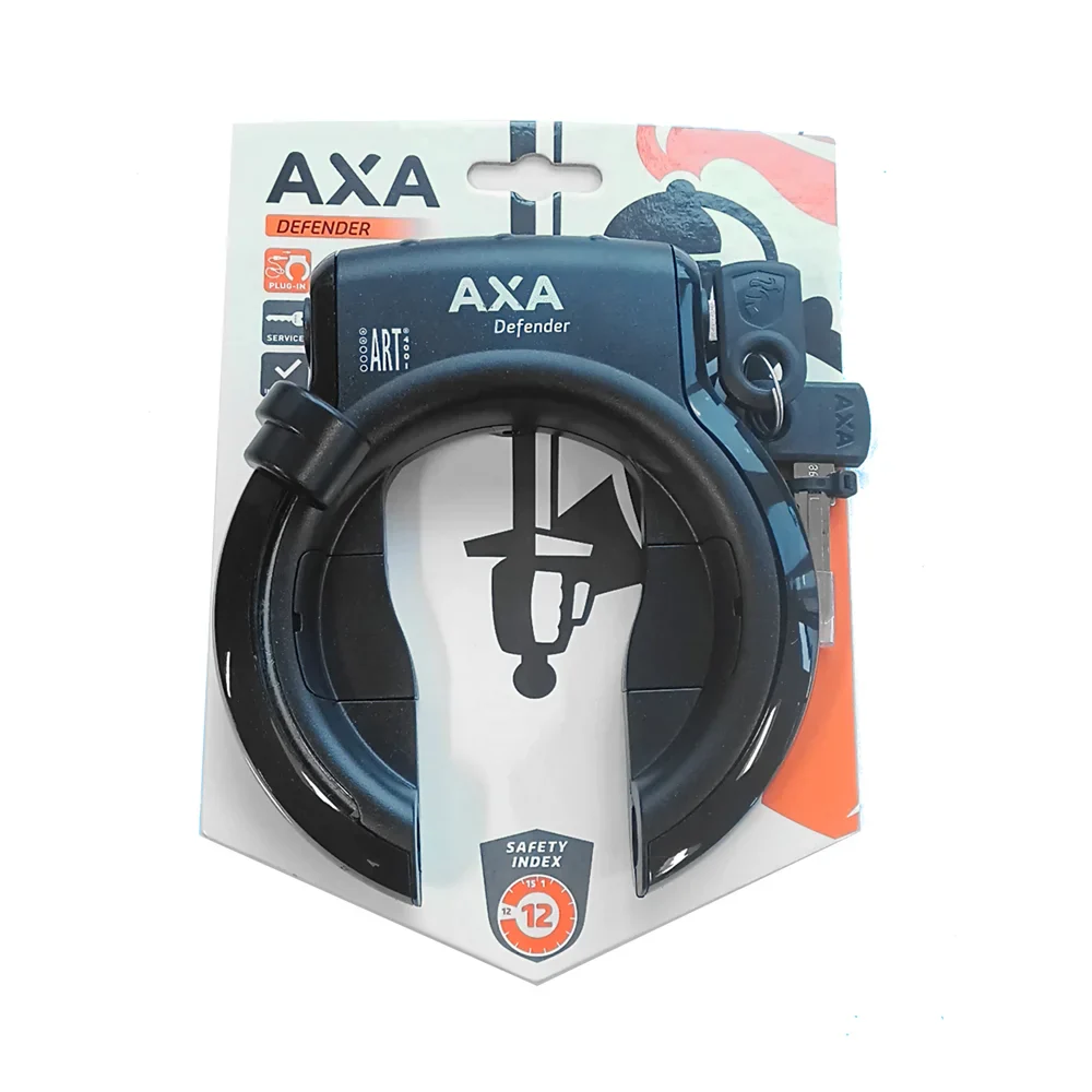 AXA Defender Art** – Zwart – met Spatbordbevestiging