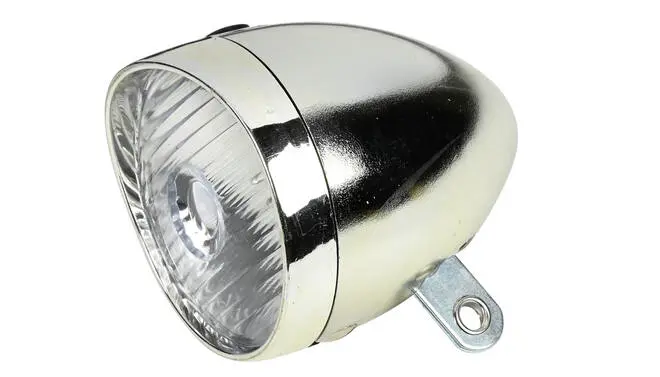 Fietskoplamp 1 LED – Chroom