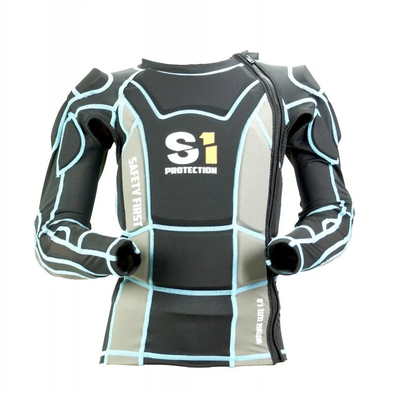 Body Protector – S1 Defense Elite 1.0 High Impact Jacket – Zwart / Blauw