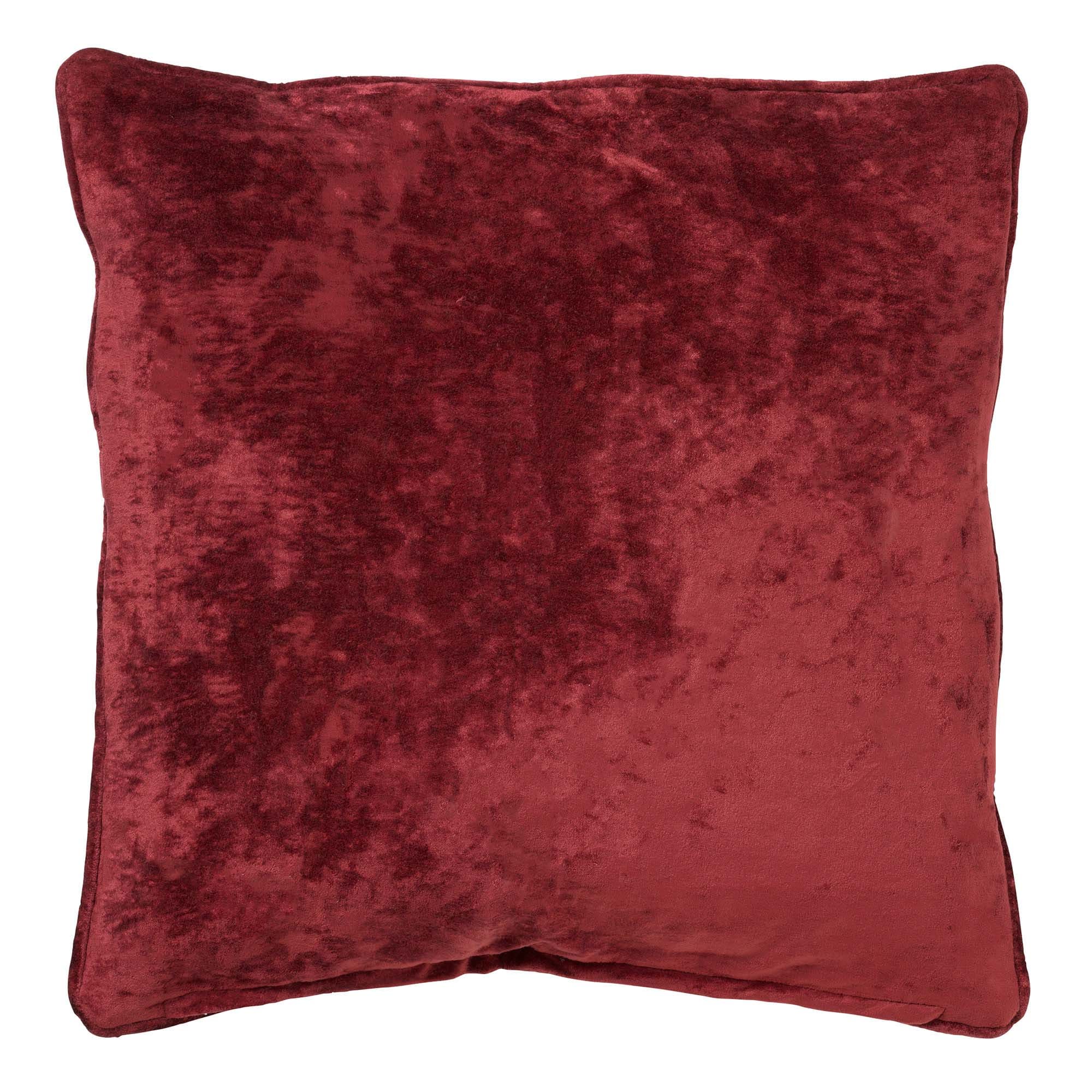 CHLOE | sierkussen 50×50 cm | Merlot | rood | Hoii | met duurzame kuss