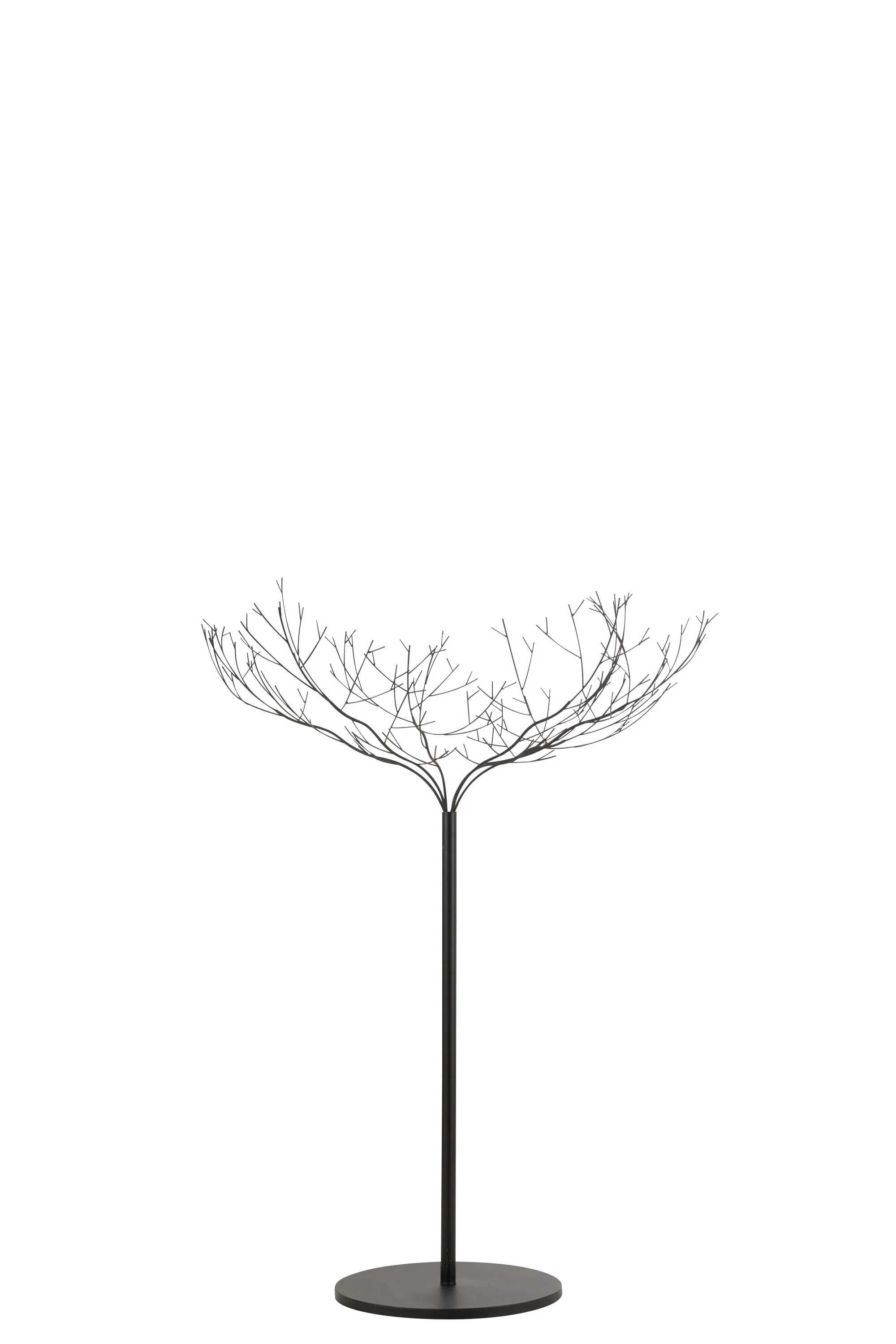 J-Line decoratie Boom – metaal – zwart – medium