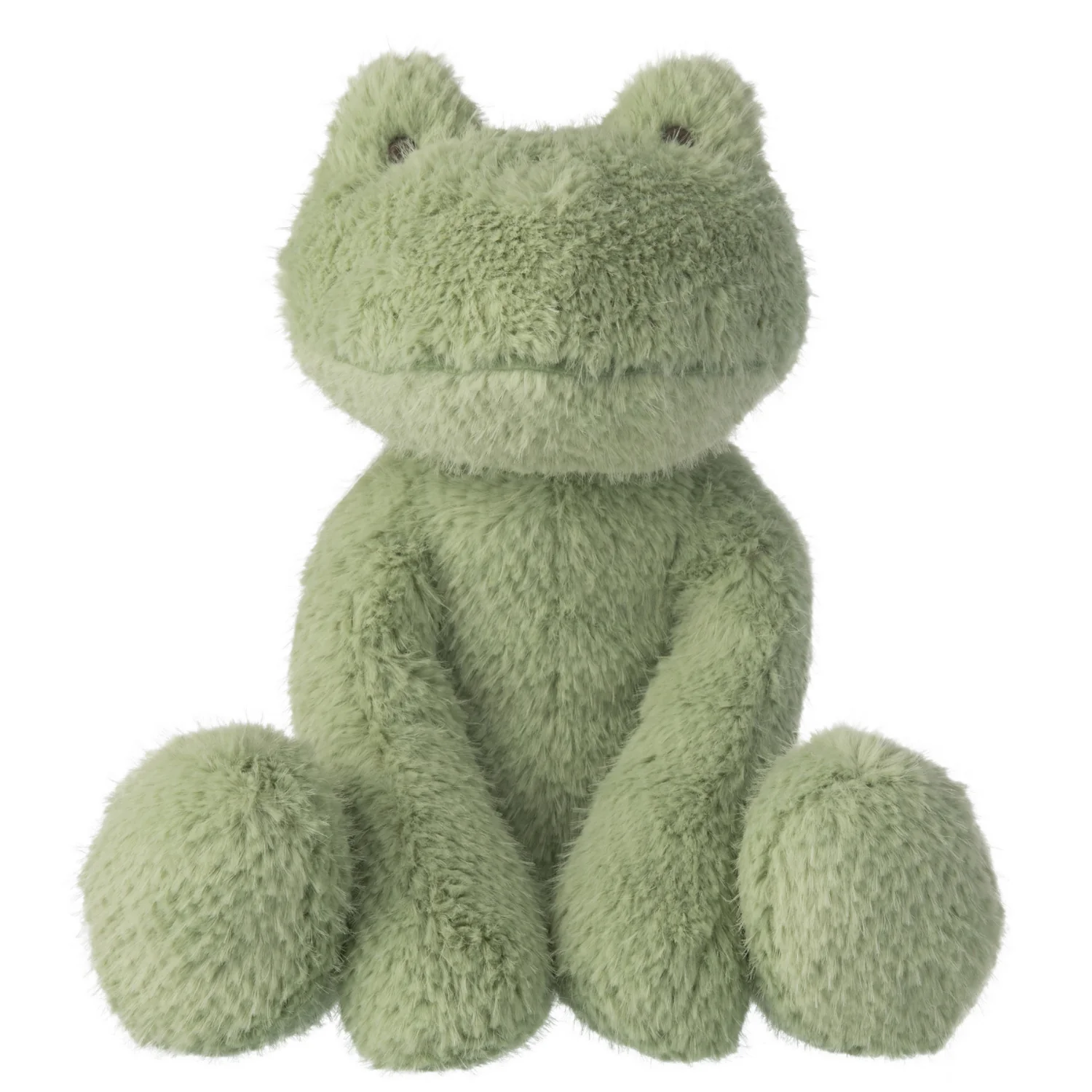 J-Line knuffelbeer Kikker – polyester – muntgroen – large