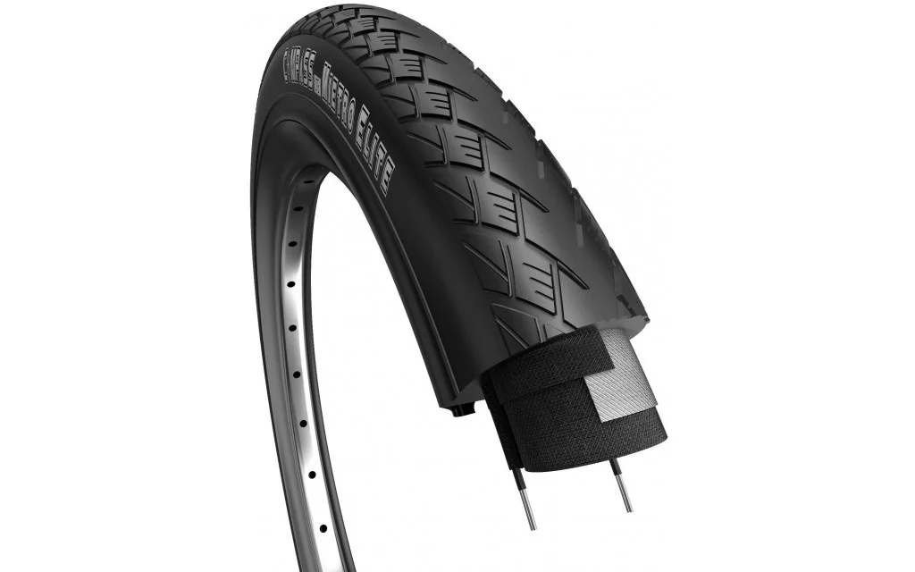Buitenband Edge Metro Elite Tour 28×1-1/2″ (40-635) – Zwart met Reflectie