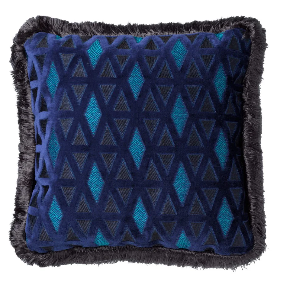 BARON | sierkussen 45×45 cm | Insignia Blue | blauw | Hoii | met duurz