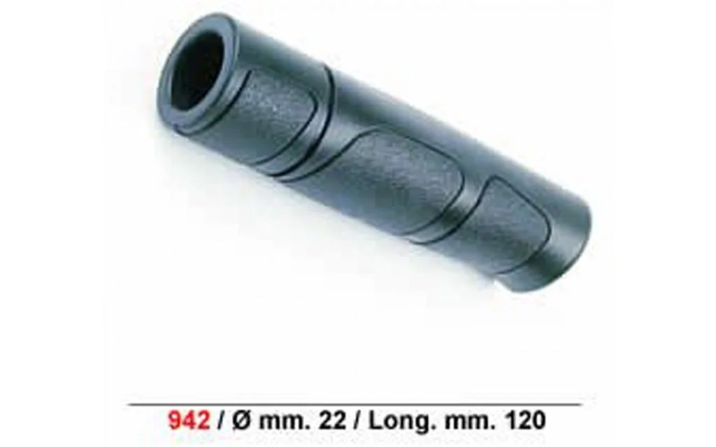 Handvat Pro Grip Sportief- Lang met snijrand – Zwart (per stuk)