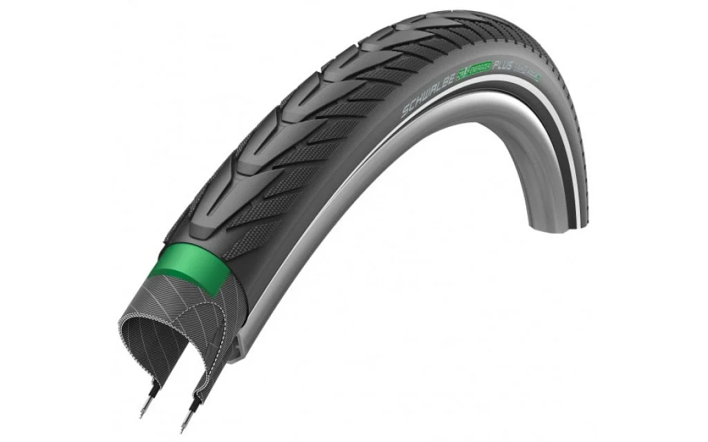 Buitenband Schwalbe Energizer Plus 37-622 (28×3/8) – Zwart met Reflectie